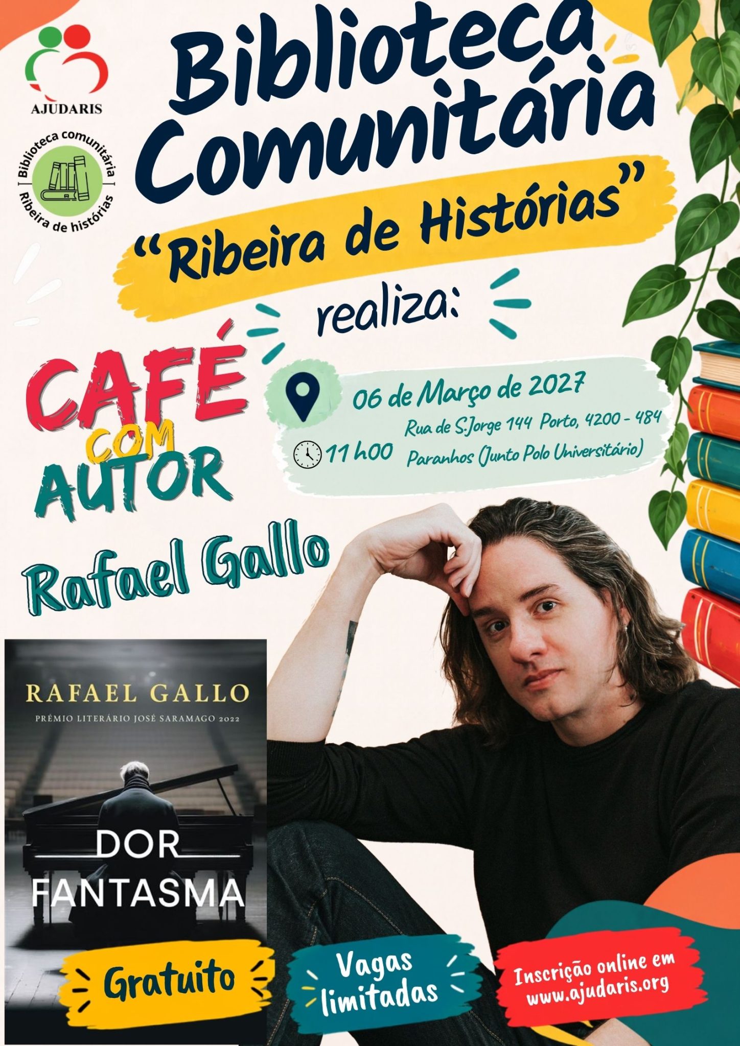 Poster do Café com Autor_Gallo